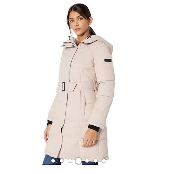 Sam edelman pillow collar belted puffer coat Clearance